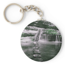 Green Leaves Key Chain