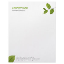 Green Leaves letterhead