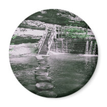 Green Leaves Magnet