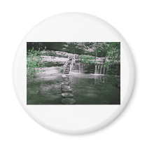 Green Leaves Refrigerator Magnets