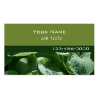 green leaves, nature, contemporary business card business card templates