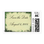 Green leaves ... postage stamp