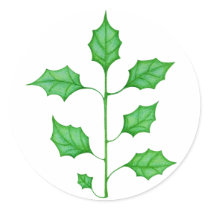 Green Leaves Sticker
