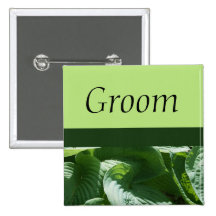 green leaves, wedding,name pins