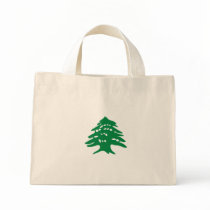 Green Lebanon Cedar Tote Bags