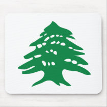 Green Lebanon Cedar Mousepads