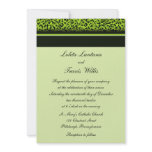Green Leopard Wedding Invitations