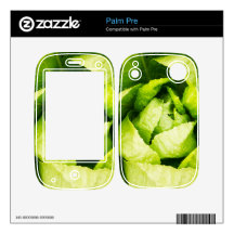 Green Lettuce Leaves With Raindrops Skins For The Palm Pre