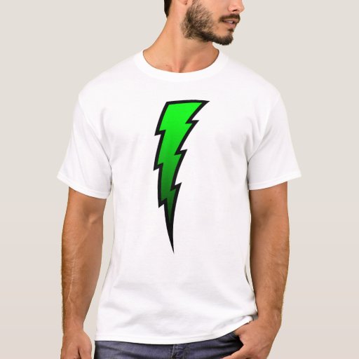 green lightning bolt shirt