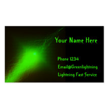 Green Lightning Business Card