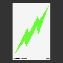 Green Lightning Wall Decal wall decals