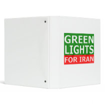 Green Lights Block Logo binders