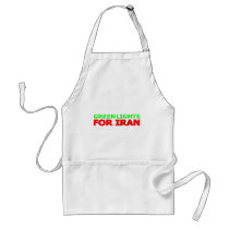 Green Lights for Iran aprons