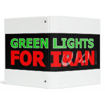 Green Lights for Iran binders