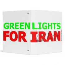 Green Lights for Iran binders