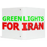 Green Lights for Iran binders