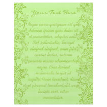 Green Lime Striped Swirled Flyer