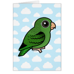 Cute Green Linnie Greeting Card