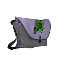 Green Linnie Courier Bag