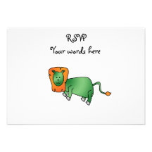 Green lion invite