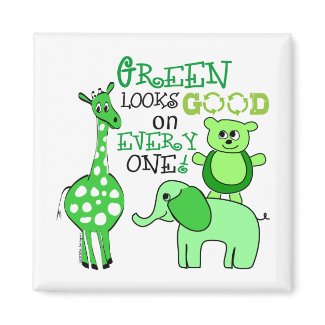 Green Living Magnet magnet
