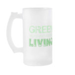 GREEN LIVING MUG (Show you Care)  by iLuvit.biz