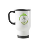 Green Living Plastic Travel Mug