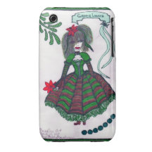 Green Lolita Case-Mate iPhone 3 Case