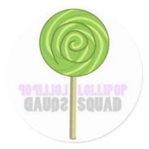 Green Lollipop stickers