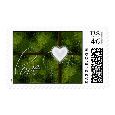 Green Love Postage