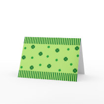 Green lucky clovers - Card by cycreation Green lucky clovers - Card