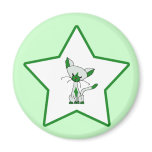 Green Lucky Star - Lucky the Cat