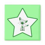 Green Lucky Star - Lucky the Cat