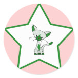 Green Lucky Star - Lucky the Cat