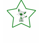 Green Lucky Star - Lucky the Cat