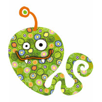 green lunatik! t-shirts by sandygrafik green lunatik! t-shirts