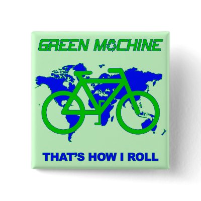 Green Machine Button by pixelholic