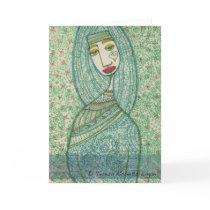 Green Madonna cards by LaughingRedhead Green Madonna cards