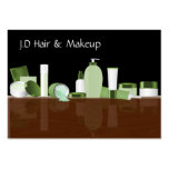 green Makeup artist Business Cards business cards