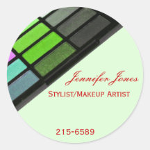 Green Makeup Sticker