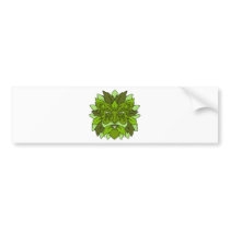 Green Man bumper stickers by WildWitch Green Man bumper stickers