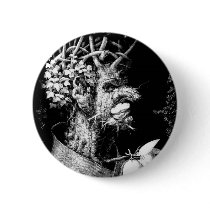 Green Man buttons by Tower_of_Shadows Green Man buttons