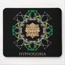 Green Man Dream Vortex Mousepad mousepads