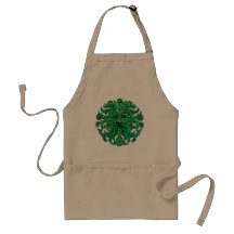 Green Man Gaze Apron