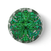 Green Man Gaze buttons by Jaenne Green Man Gaze buttons