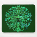 Green Man Gaze mousepads