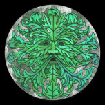 Green Man Gaze Sticker