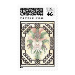 green man goes postal! postage