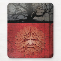 Green Man mousepads by arteologist23 Green Man mousepads