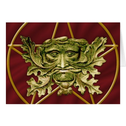 Green Man - Note Card #4B